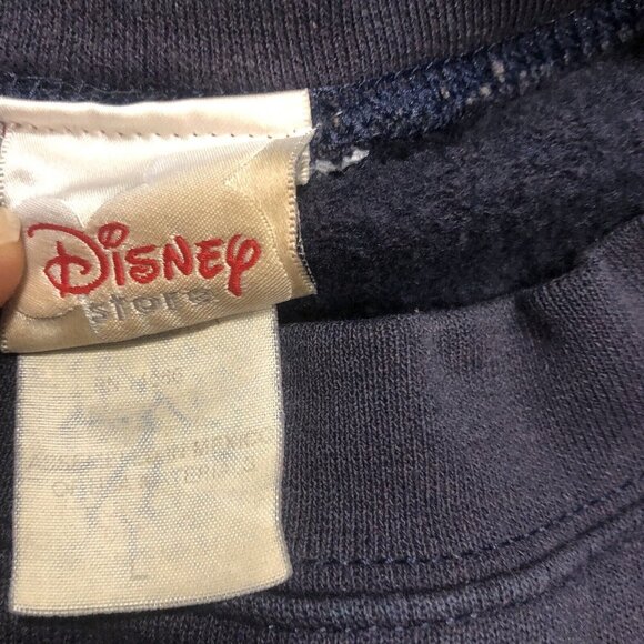 Vintage Disney Tinkerbell Women SZ Large L Tink Crew neck Pullover Sweatshirt - Picture 3 of 6